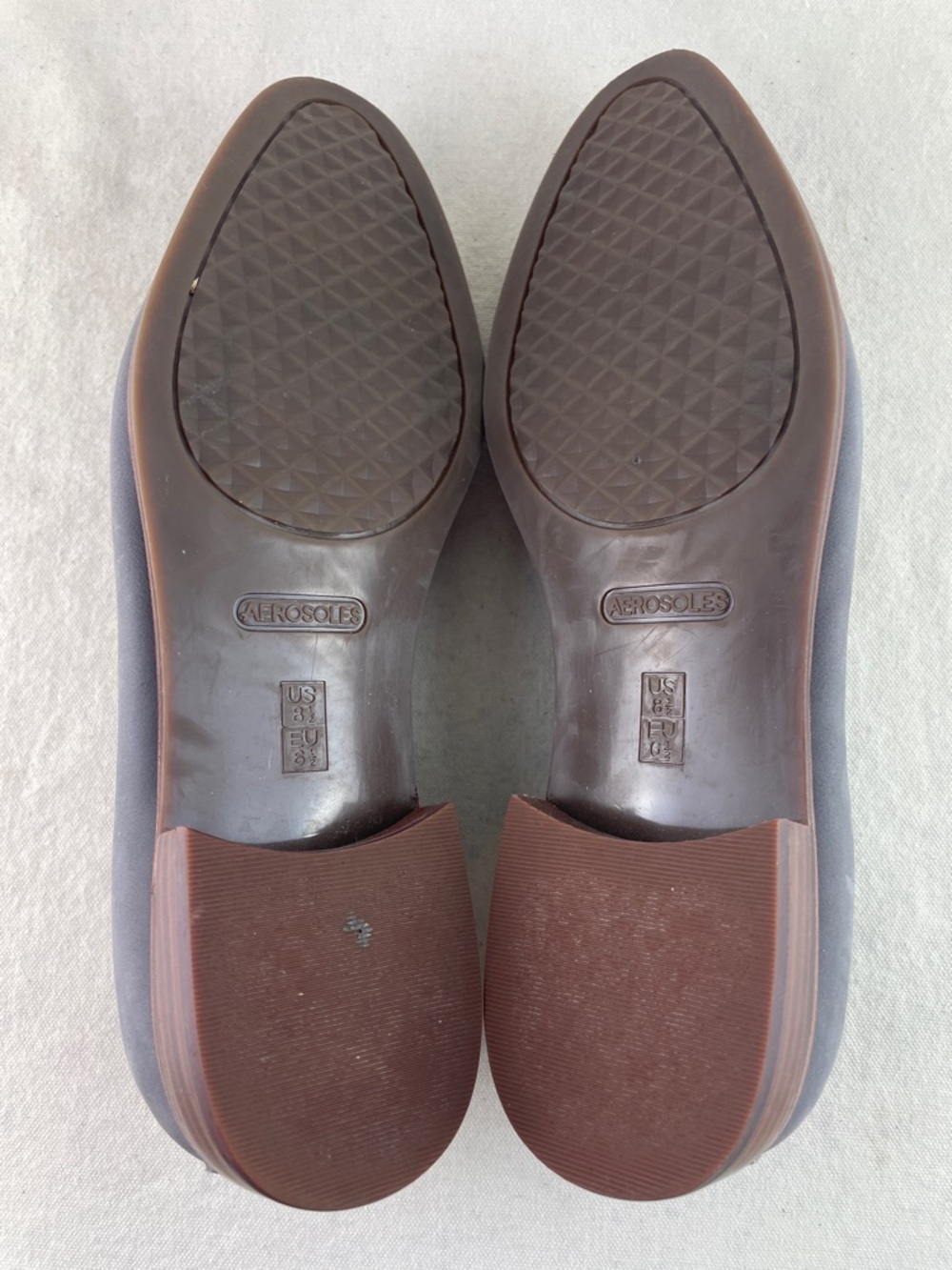 Aerosoles Gray Nubuck Slip-On Loafers Size 8.5 - Picture 11 of 12